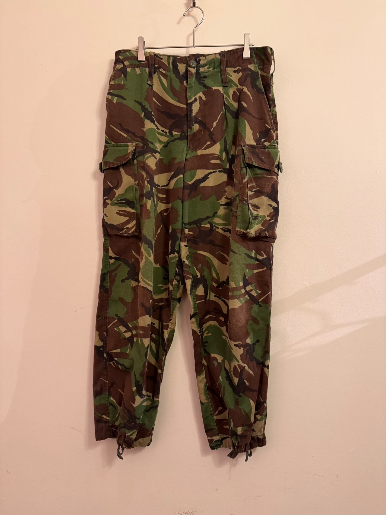 90's イギリス軍 DPM迷彩パンツ DCTAタグ付き