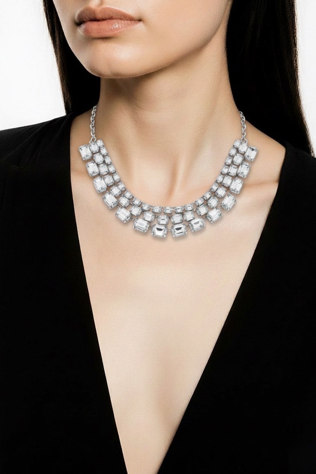 【Rental】3連ビジューネックレス 画像2