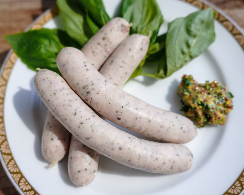 ☆★タイムセール☆★ 自家製 バジルウインナー 120g