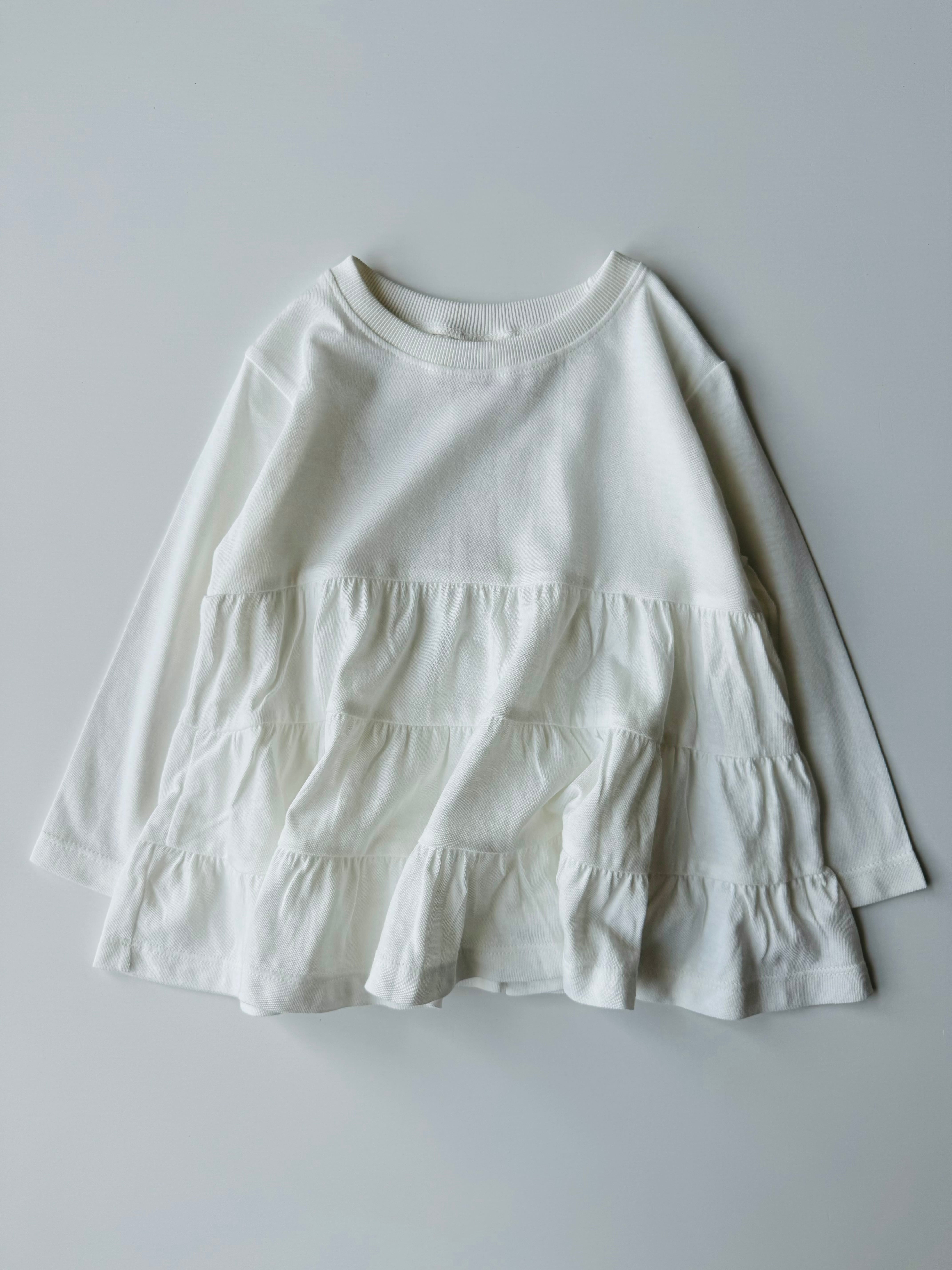 2colour ティアードロンT(90〜110cm)3769