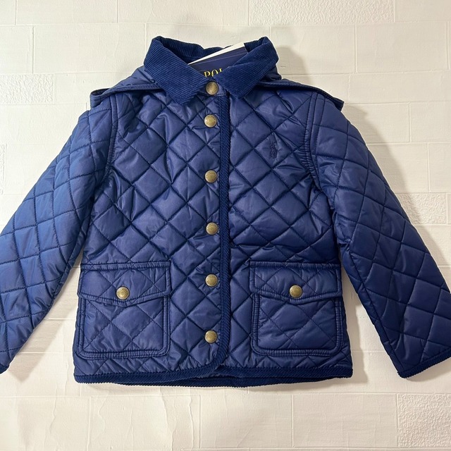 【100/110cm】キッズ（女の子）キルティングジャケット