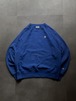 Champion Reverse Weave L ブルー ワンポイント クルースウェット