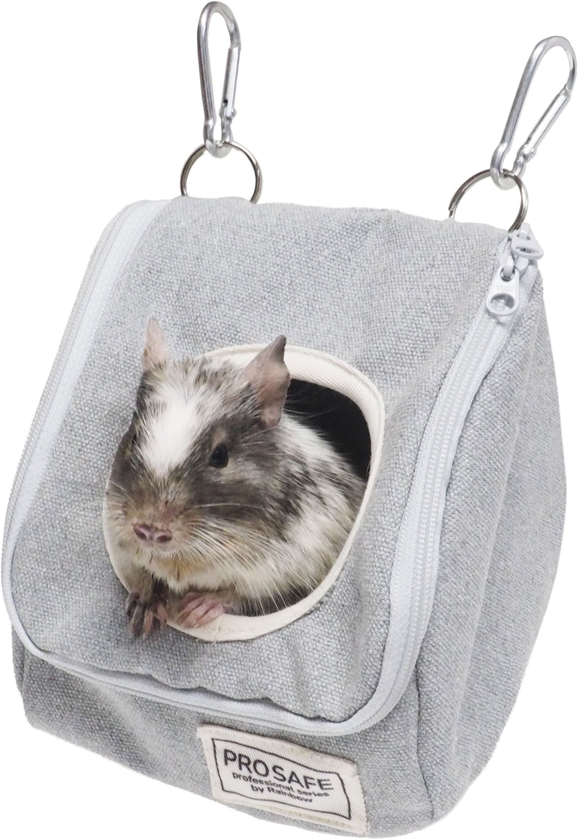 【小動物用品】【PRO SAFE】デグモモハウス デニム/ナチュラル/グレー