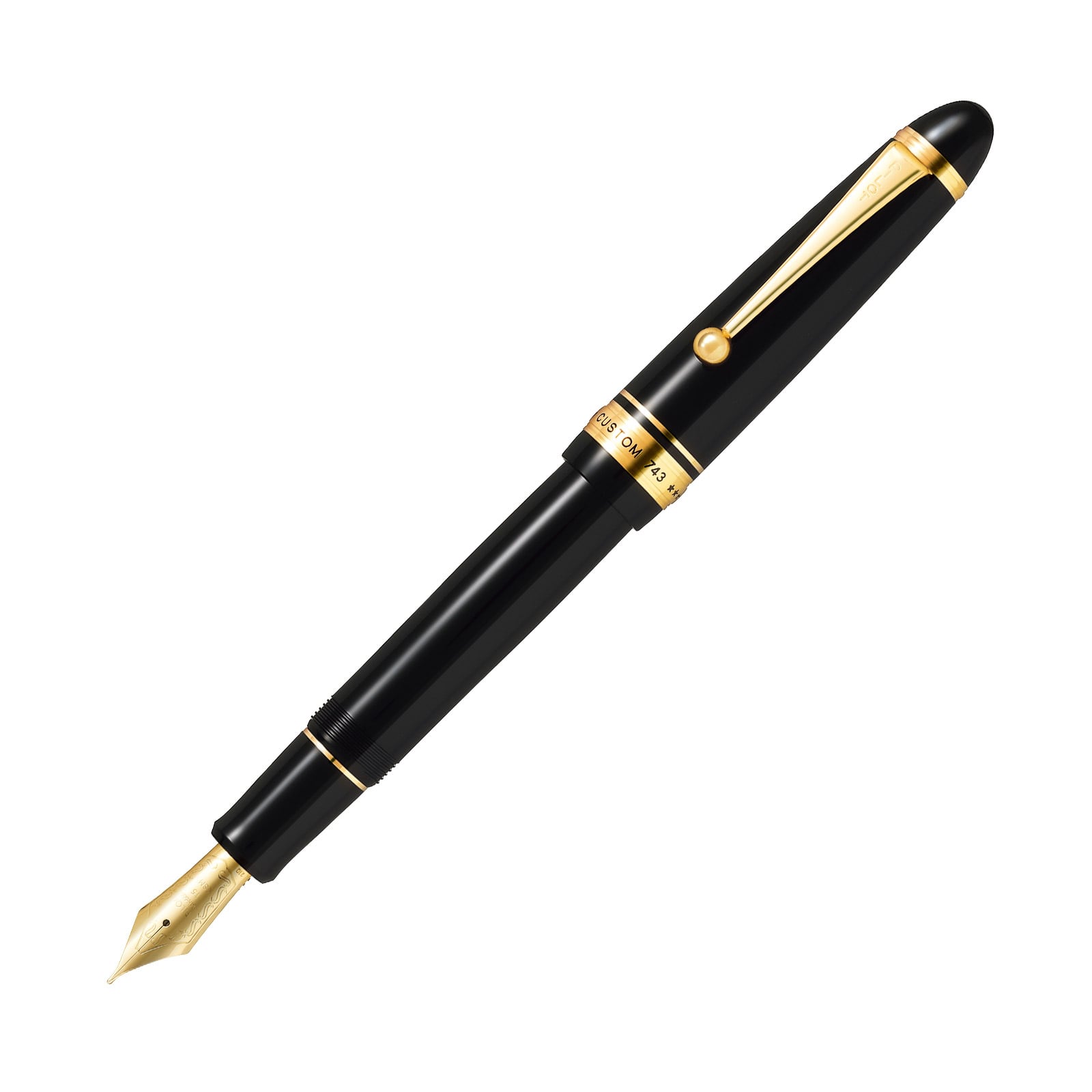 パイロット PILOT カスタム万年筆743 SM ソフトな中字 <ブラック パイロット PILOT カスタム万年筆743 SM ソフトな中字 <ブラック