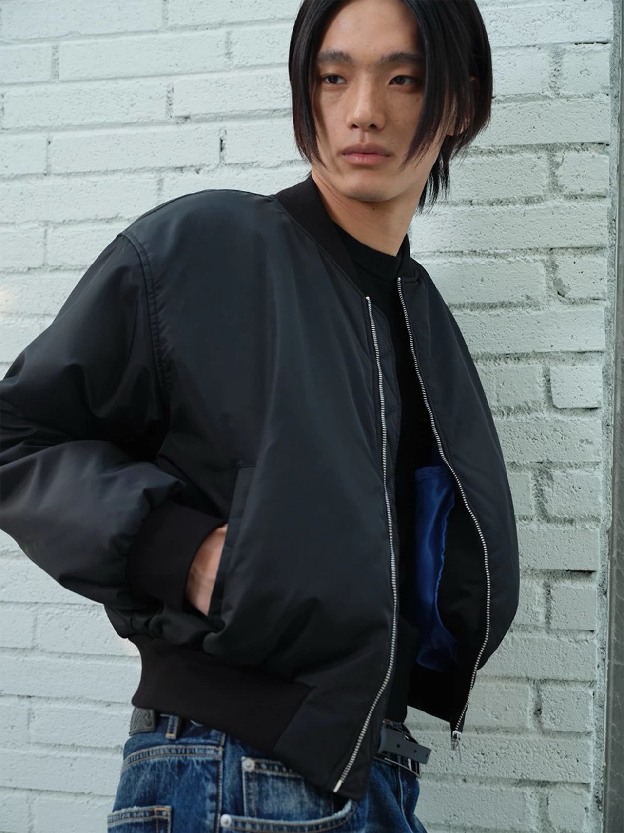 JCAESAR STUDIO Back Pleated 3M Bomber