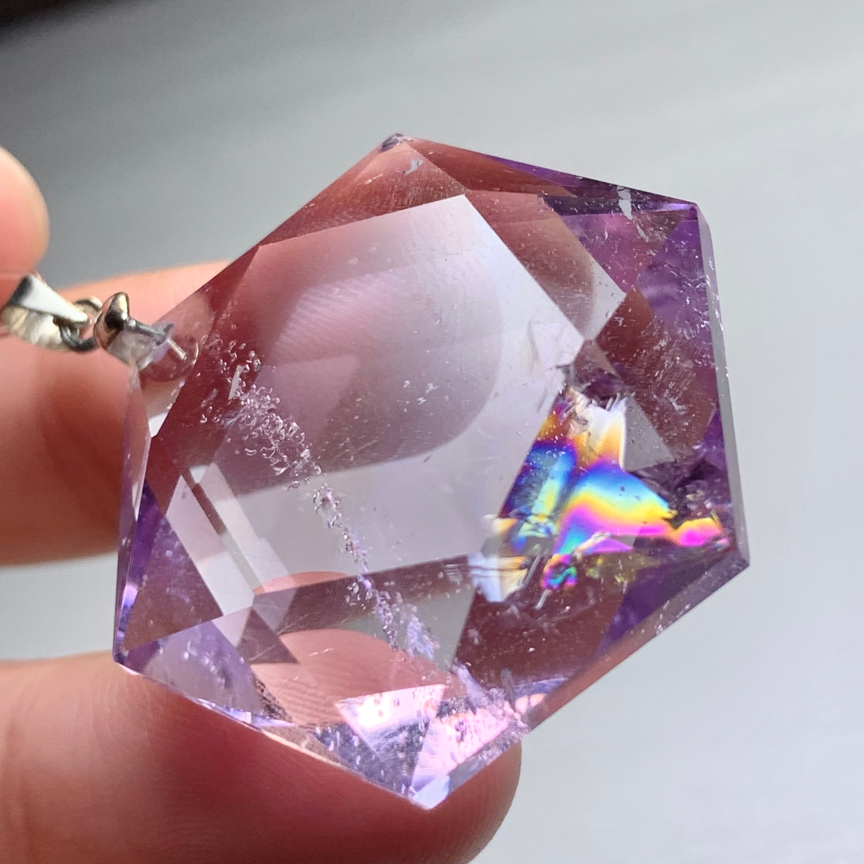 8.六芒星☆虹 アメトリン ペンダントトップ | Naturaltreasure