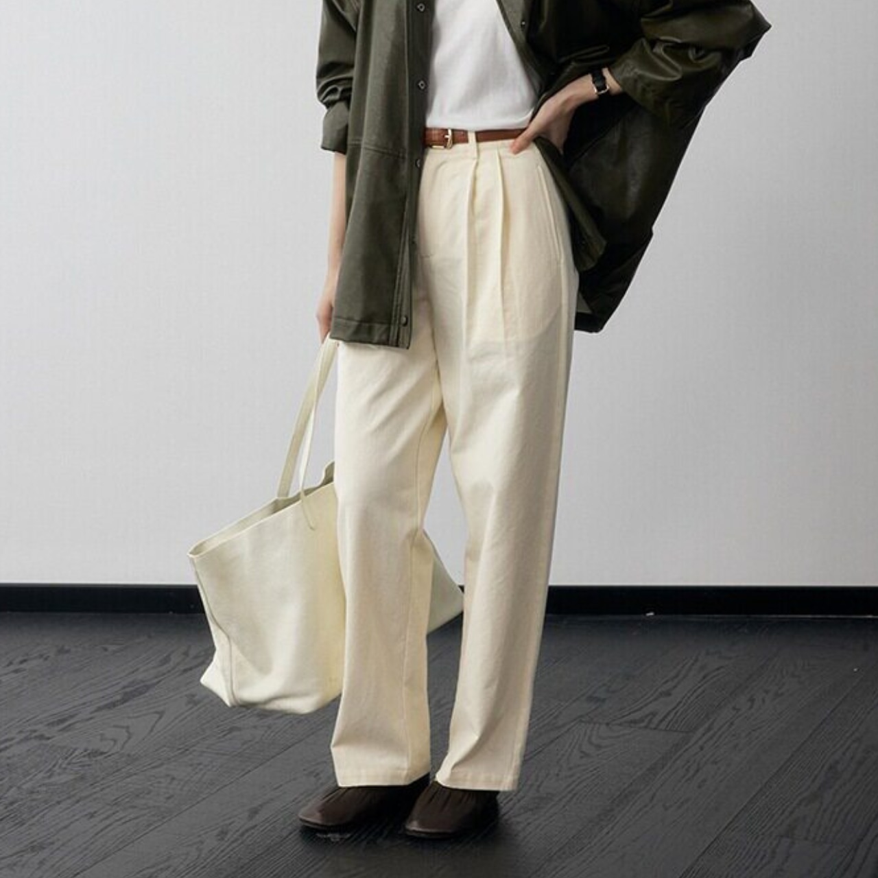 Straight Pants 【2color】T4347