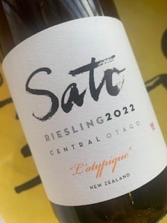 リースリング ラティピック　2022　サトウ・ワインズ　オレンジワイン