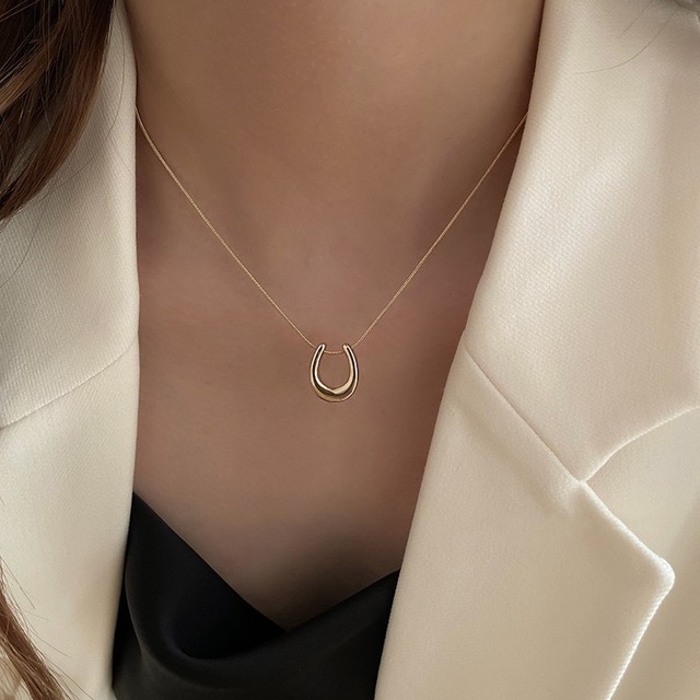 316L horseshoe necklace