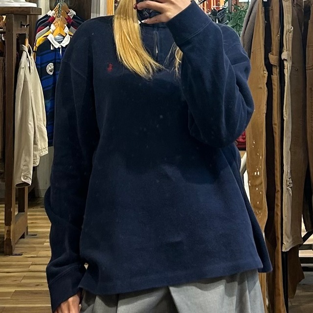 【RalphLauren/ラルフローレン】ハーフジップニット