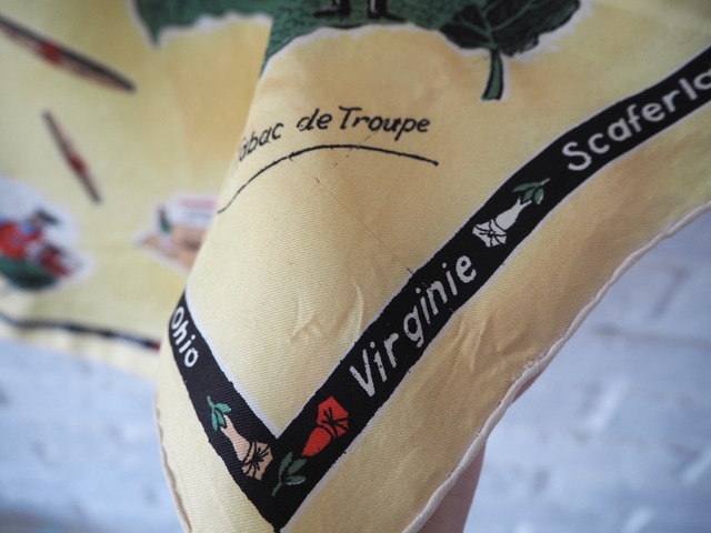 FRANCE vintage scarf