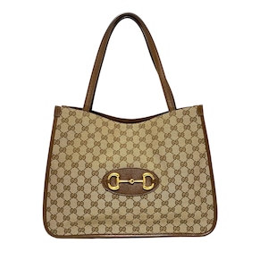 GUCCI グッチ ホースビット トートバッグ ベージュ 10345-202305