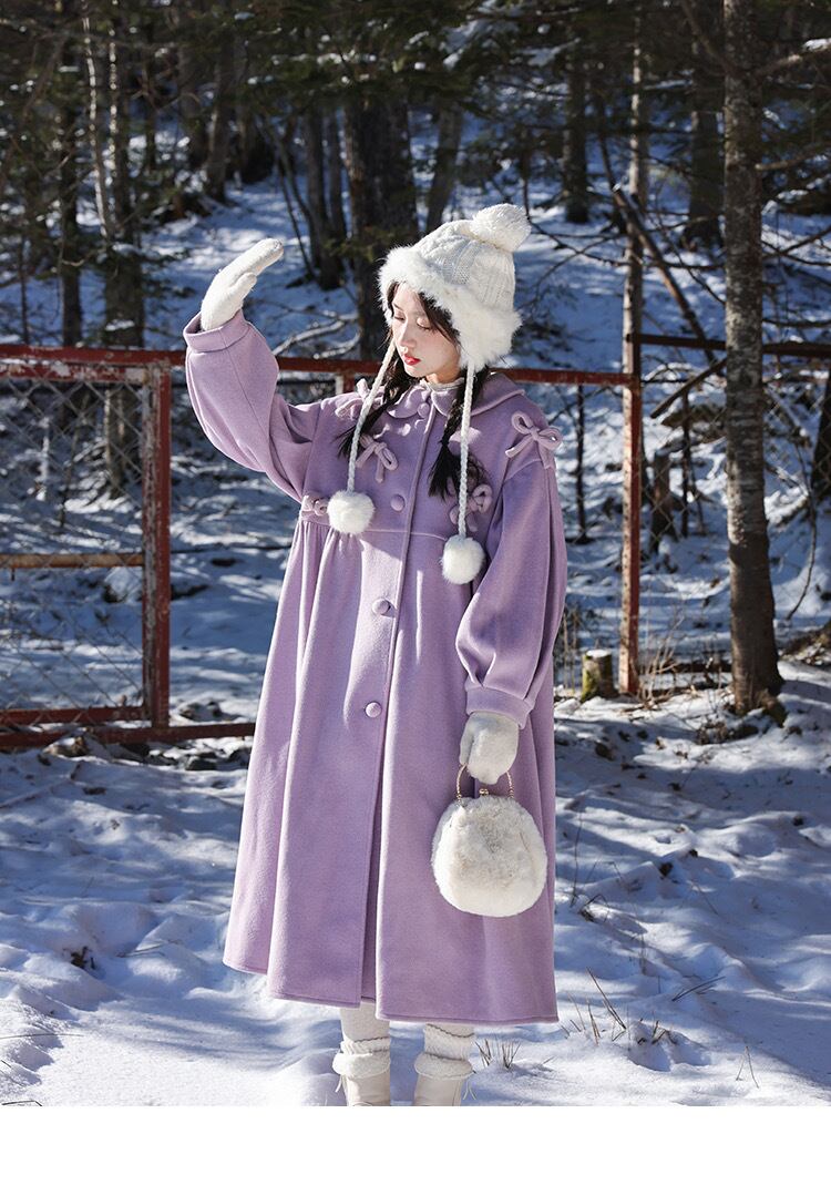 コート 紫 パープル コート チェック スクール ガーリー 原宿 古着