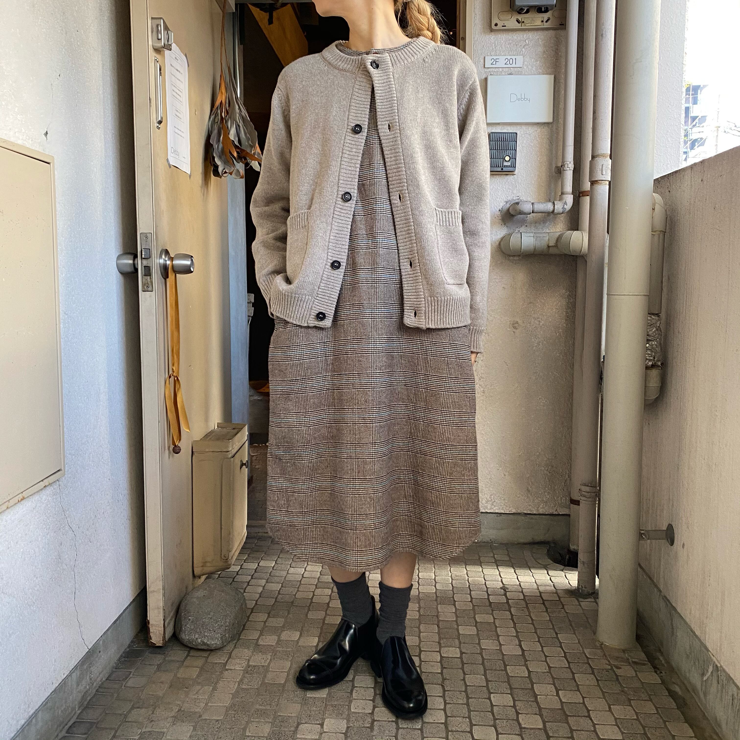 ts(s) ティーエスエス Henley Neck Shirt Dress