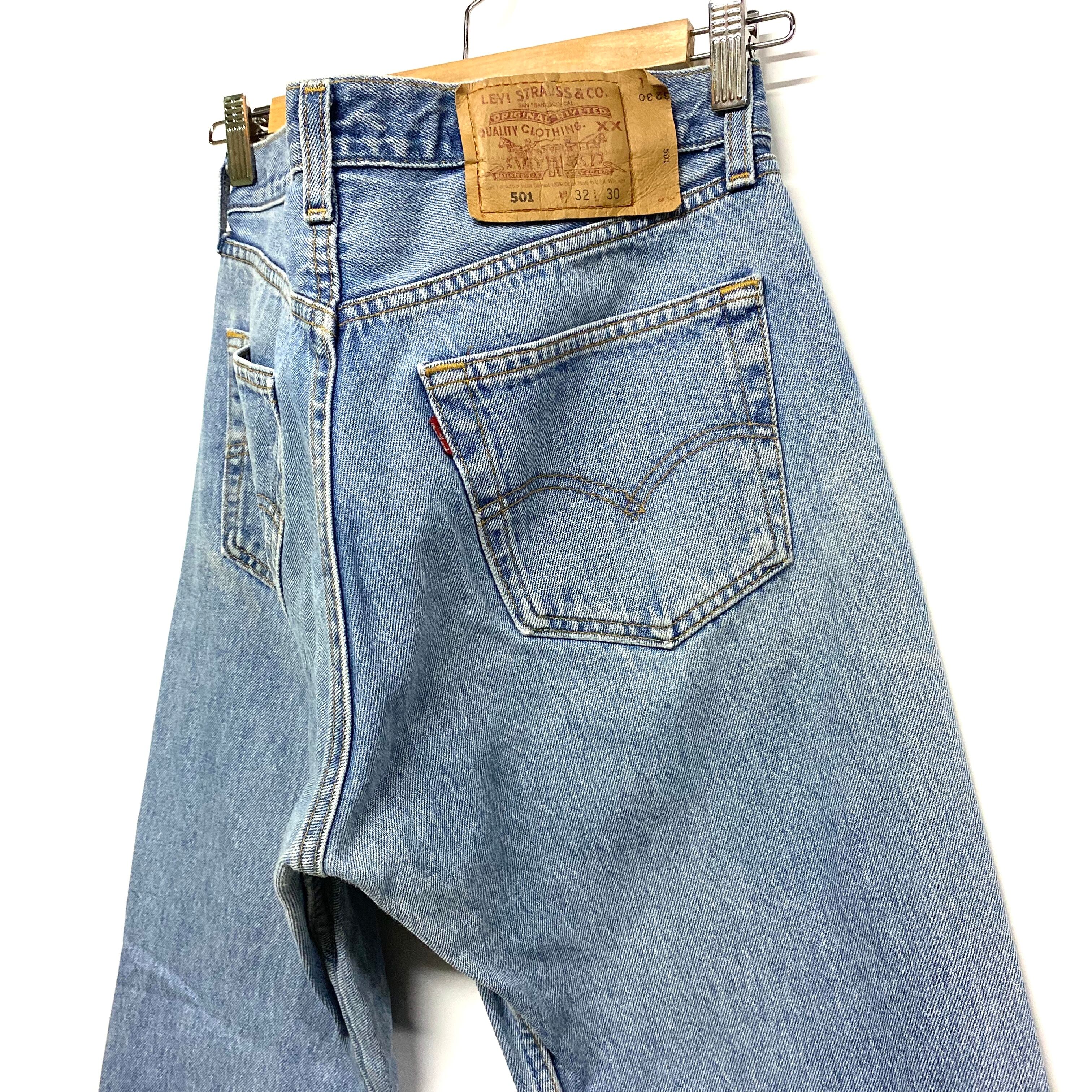 Levi's リーバイス 501 ストレートデニムパンツ USA製 メンズW32 古着