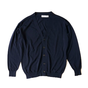 BE NOT INHOSPITABLE ／ COTTON Vee CARDIGAN（Navy）