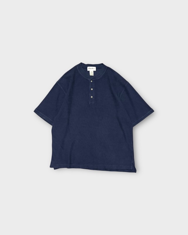 【VINTAGE】1990’s “Eddie Bauer” Cotton Henley T-Shirt