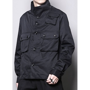 Multi Bag Stand Collar Jacket