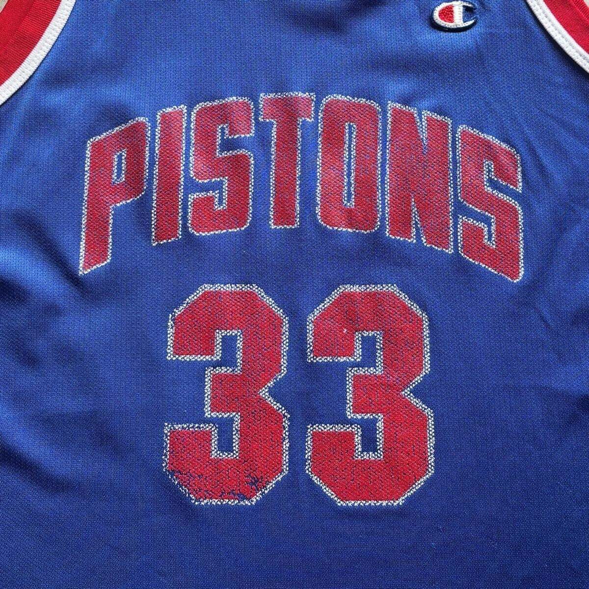 USED】90s Champion NBA Detroit Pistons 