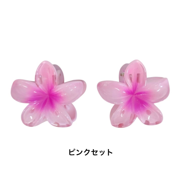 プルメリア ヘアクリップ】ヘアクリップ バンスクリップ ヘア