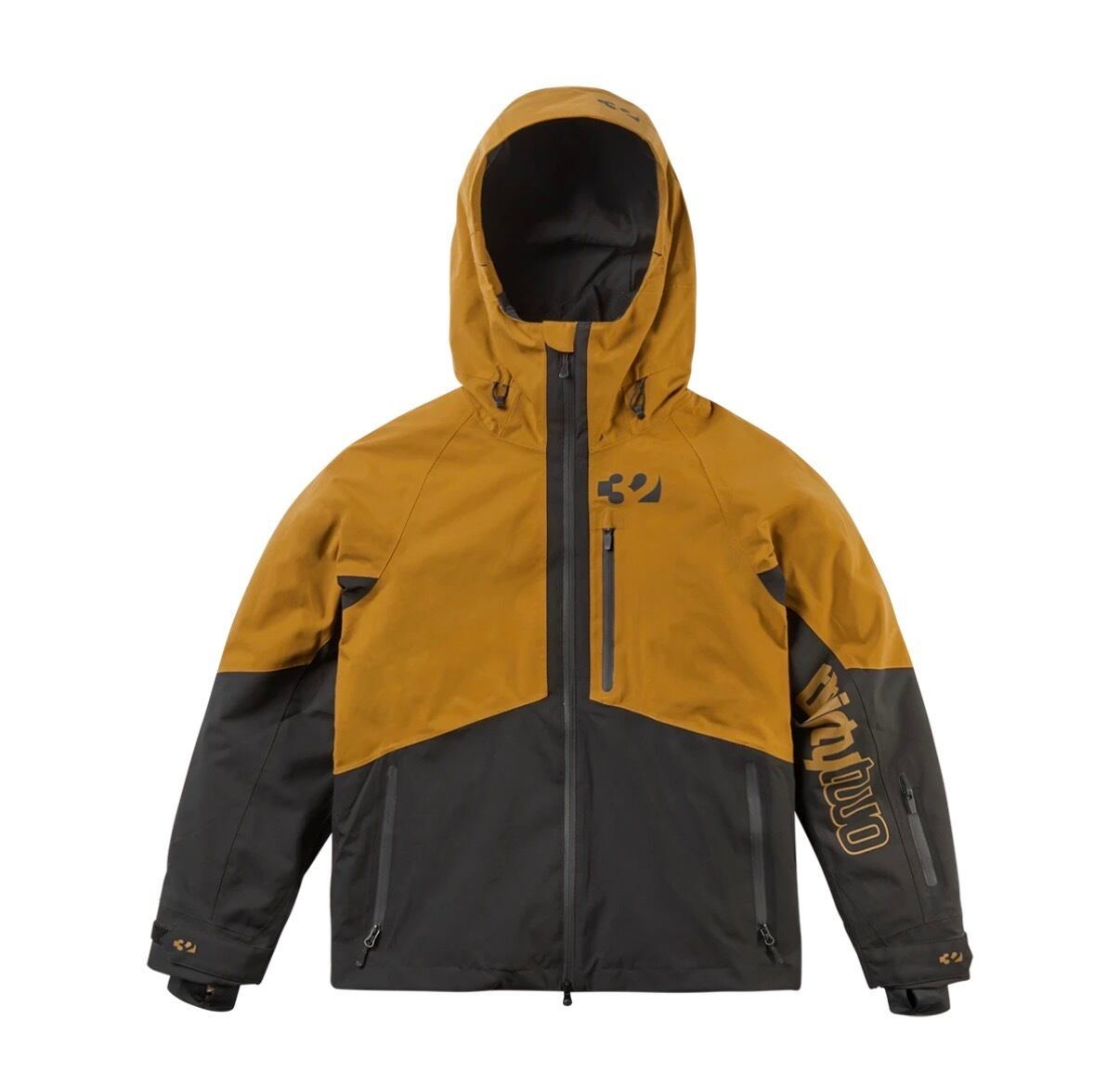25/26 thirtytwo LASHED INSULATED JACKET BLACK/ORANGE