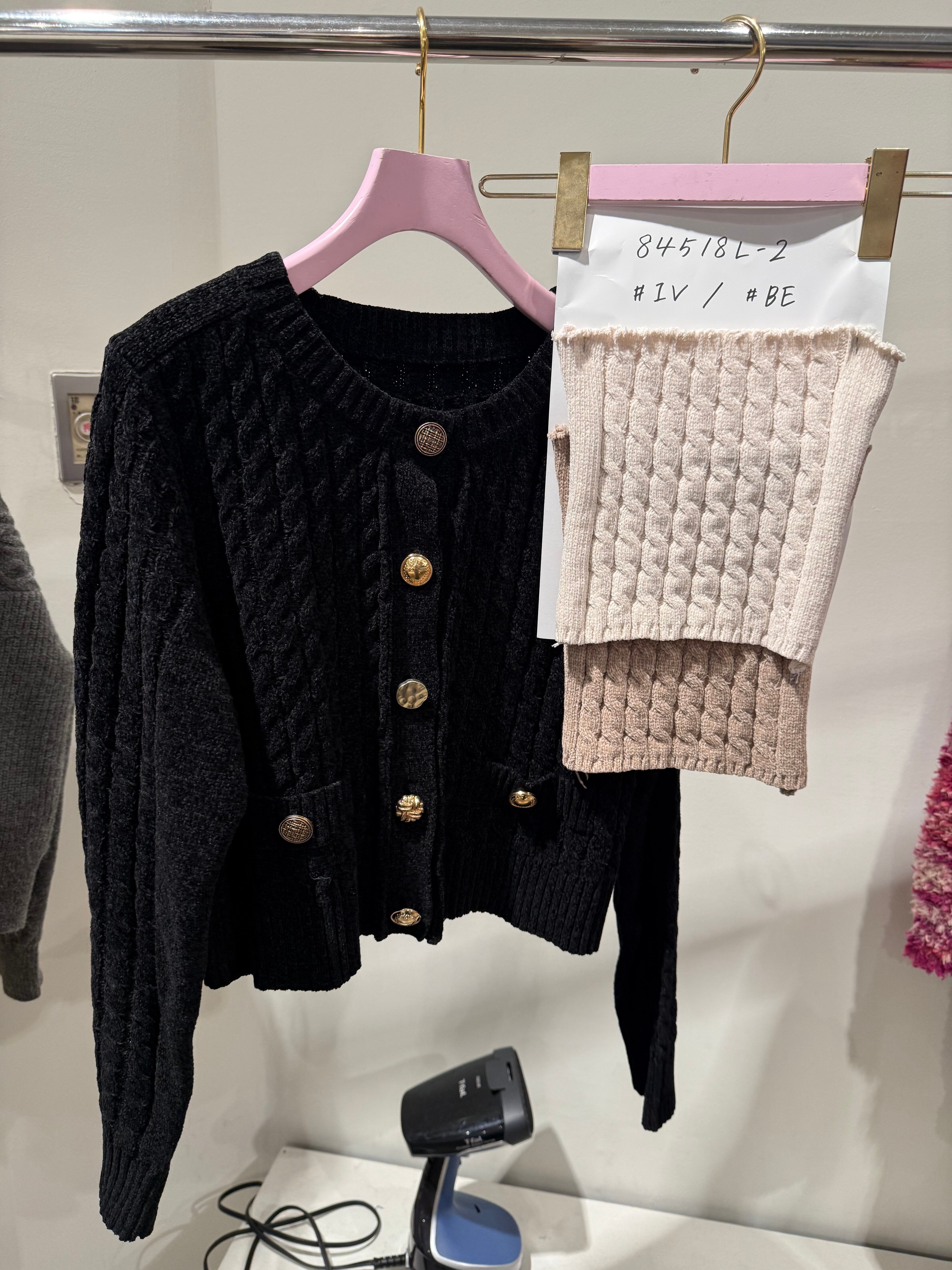 エイミーロウ Eimee Law MIX釦ケーブルモールニットカーデ | Sister by