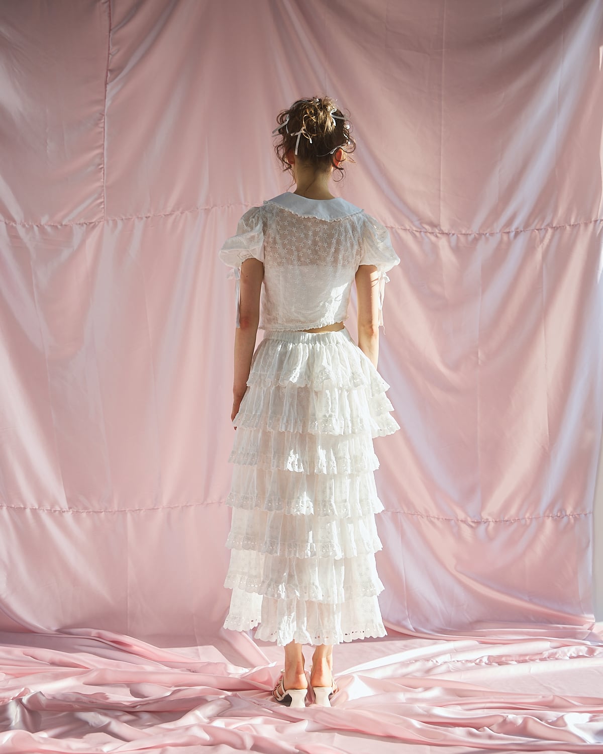 S/S アシンメトリーフリルスカート | lilLilly official webstore