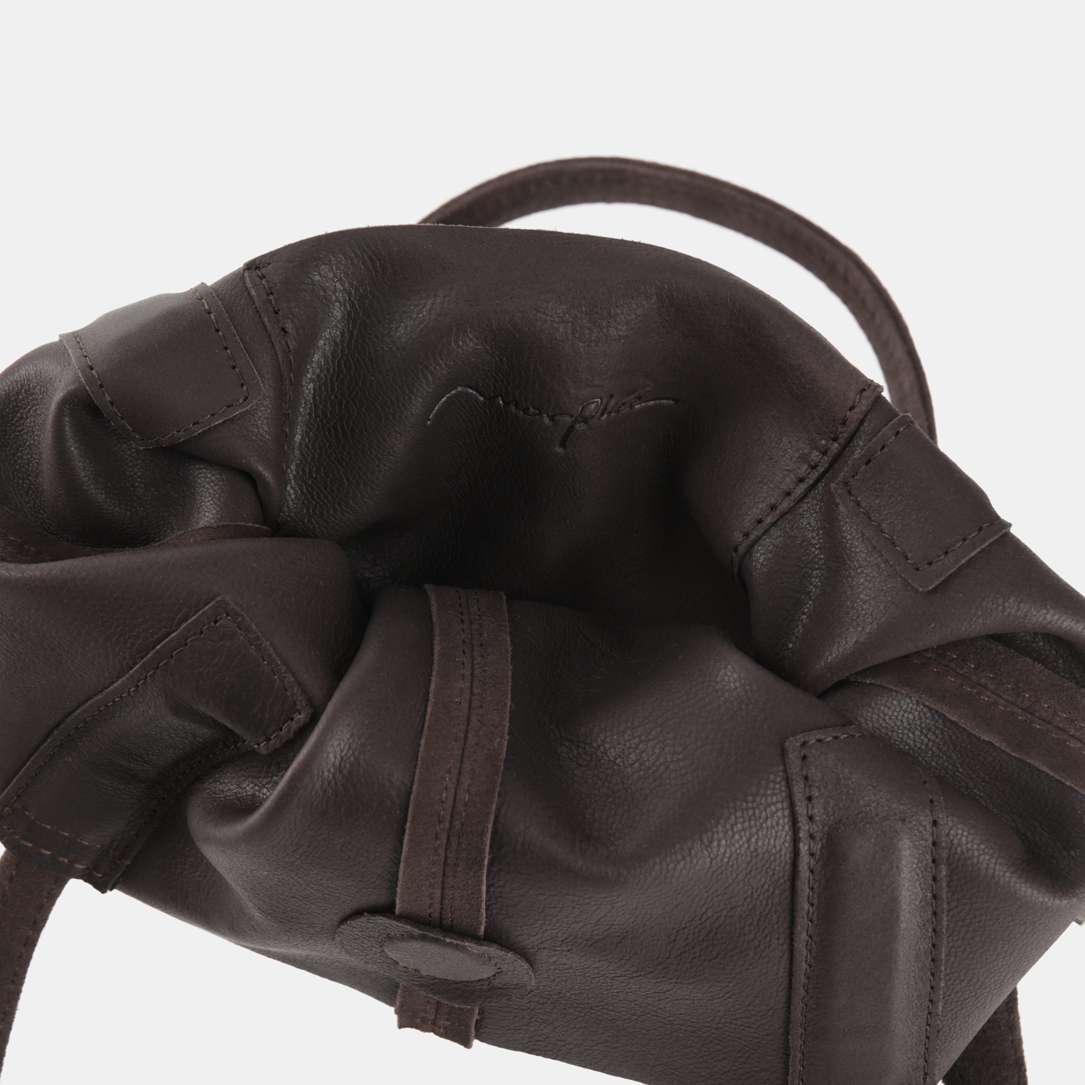 2WAY SMALL TOTE（S）OIL SUEDE DARK CHOCO | Morphee（モルフェ）