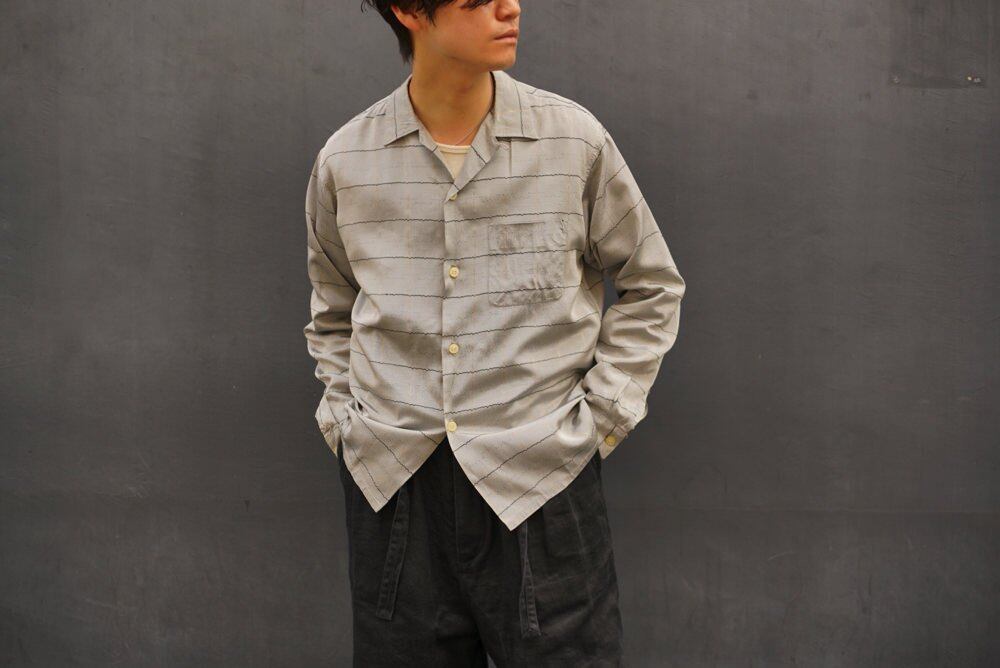 B Cocks] Vintage Open Collar Shirts [Late-1950s] Vintage Open