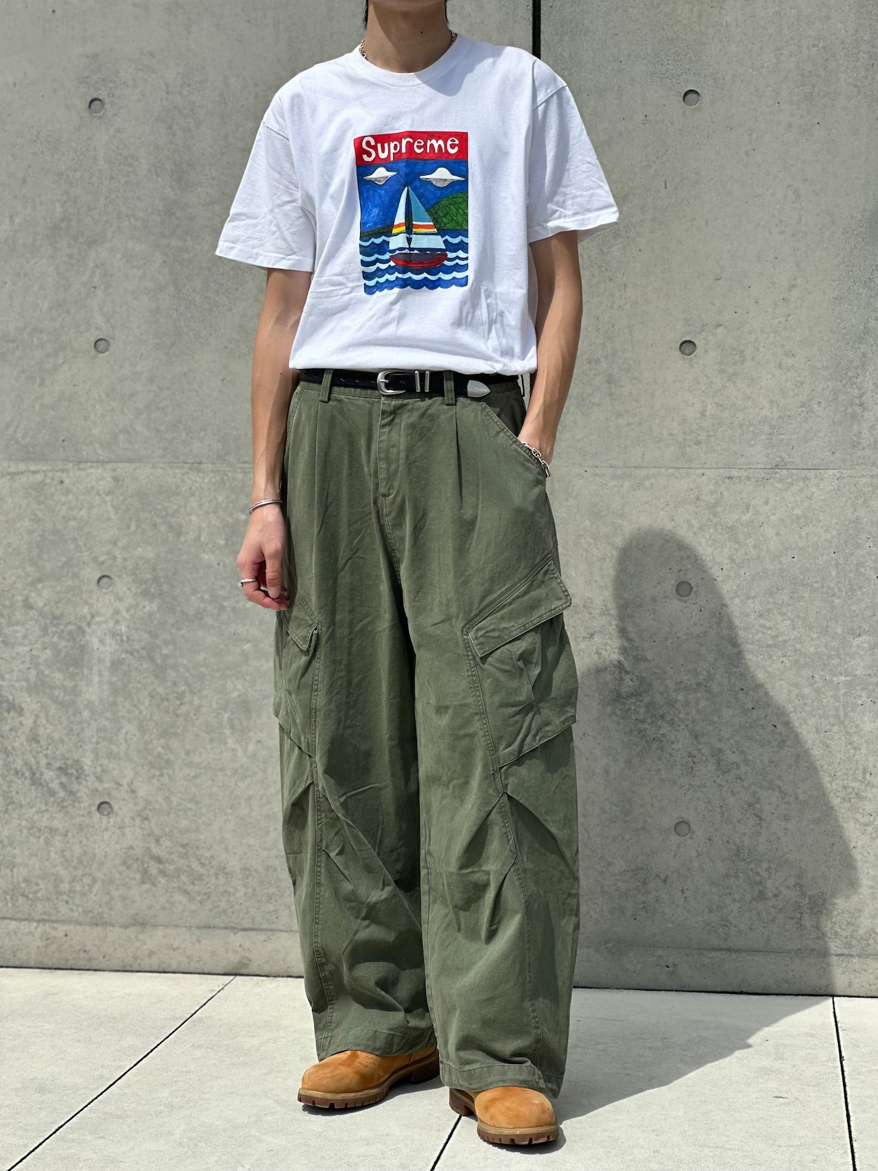 Drape Cargo Pants