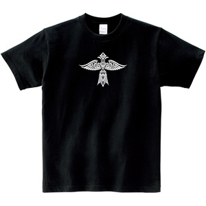 トライバル柄 十字架×鳥ver Tシャツ cl10 トライバル タトゥーデザイン