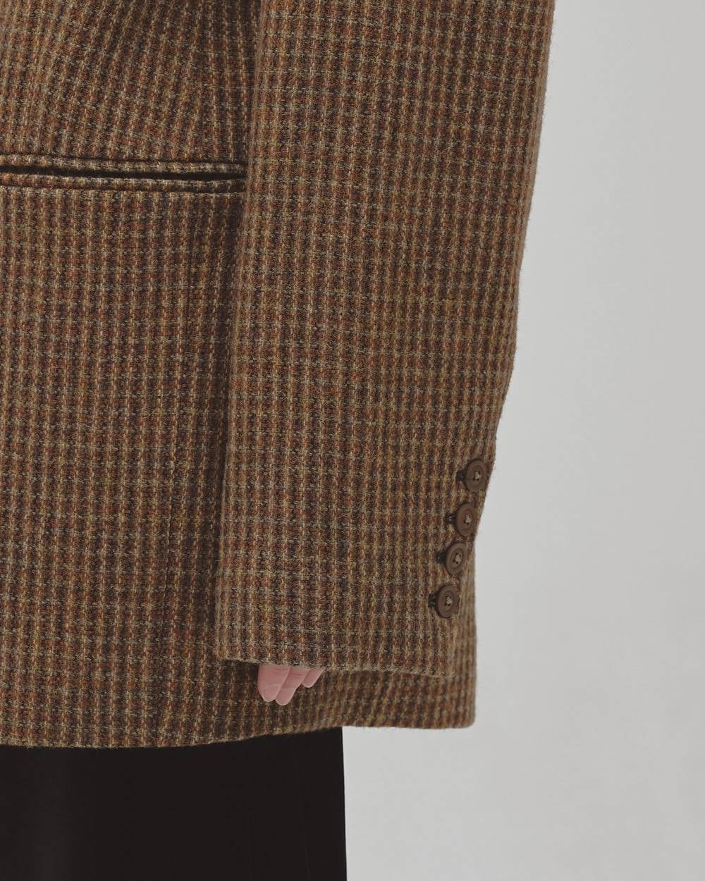 TODAYFUL(トゥデイフル) Wool100% Check Jacket | サウスオレンジ
