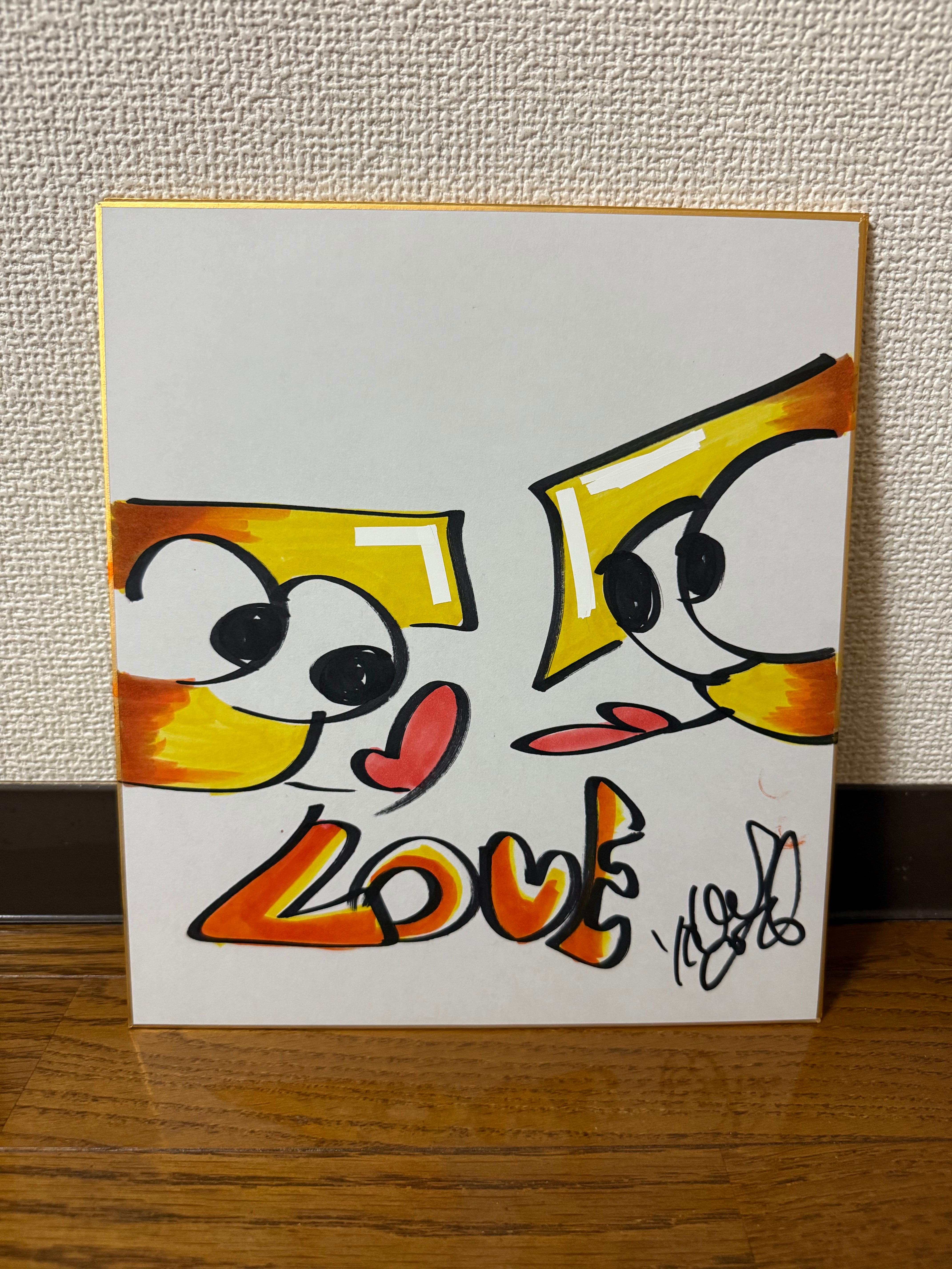 728万再生されてる原画の絵」【原画 F6 キャンバス】 | スプレーアート