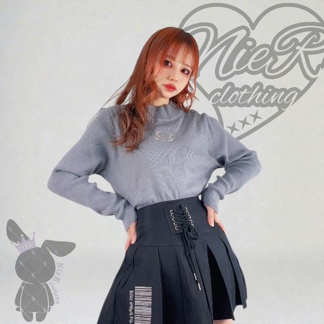 《先着39点MEGA PRESENT》NIERロゴリブトップス【GRAY】