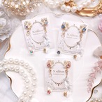 《 キラキラSWAROVSKIビジューとガラスの靴 》 ピアス/イヤリング