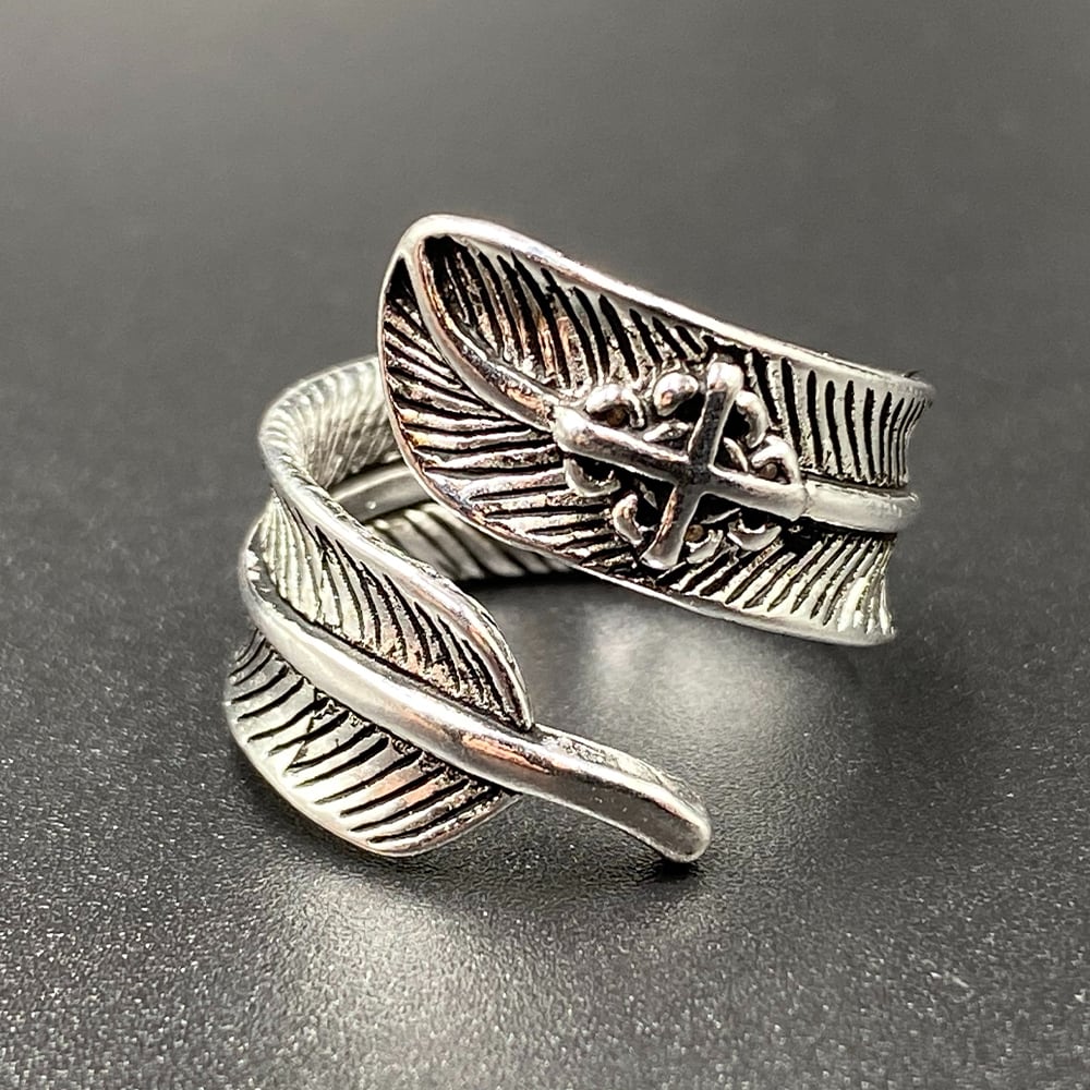 シルバーアクセサリー デザインリング カレッジリング シルバー925 