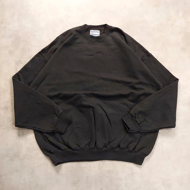 Hanes ヘインズ スウェット 古着 無地 90s XL 黒 16864