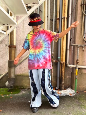 タイダイ Tie-dye Tシャツ Lサイズ カラフル スパイラル Hippies Dye HD26-40