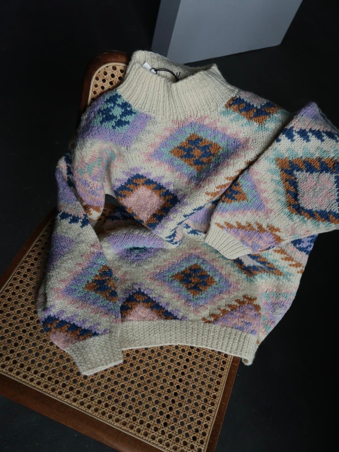 <vintage>pastel ortega Knit
