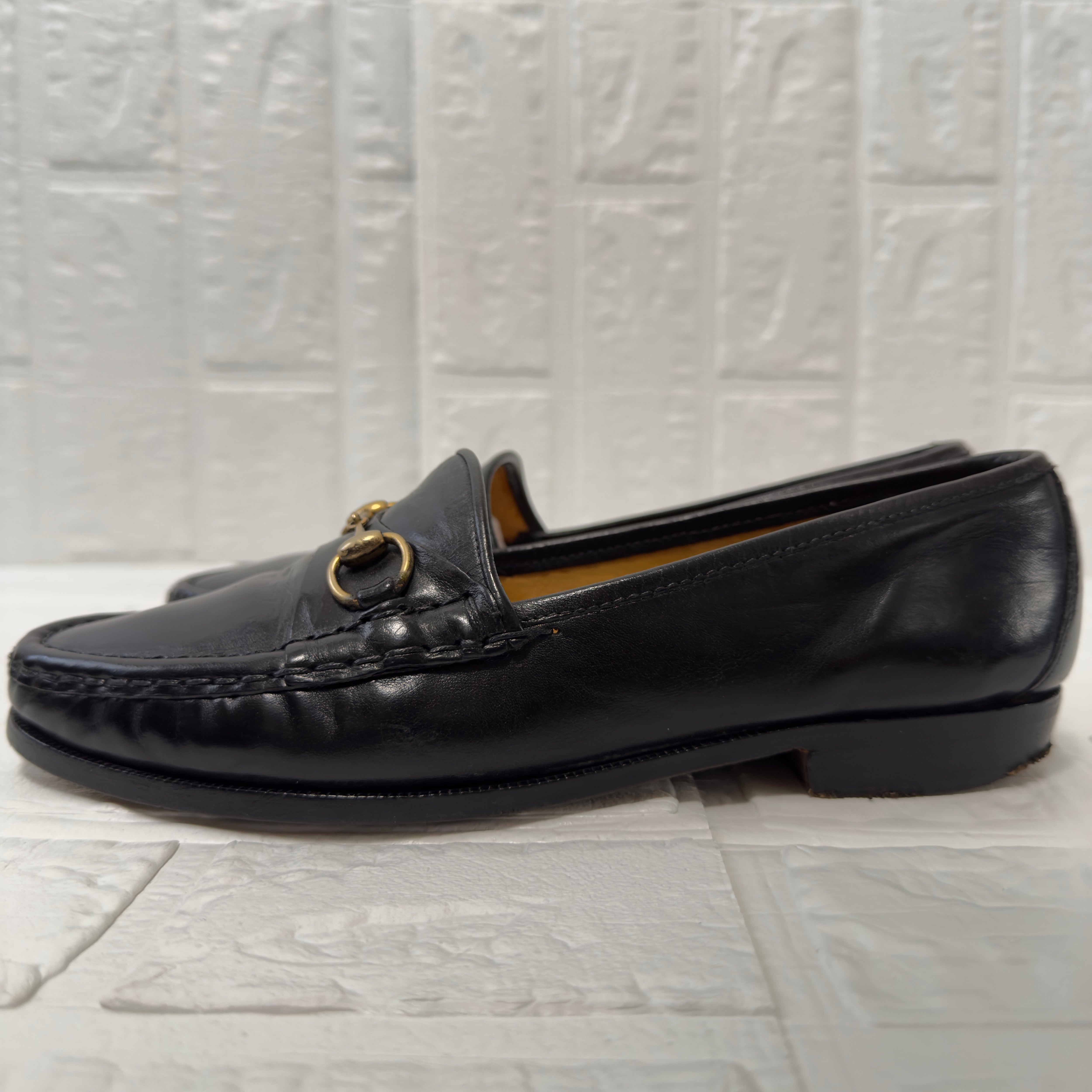 COLE HAAN《women's》80-90s イタリア製 ビットローファー ブラック
