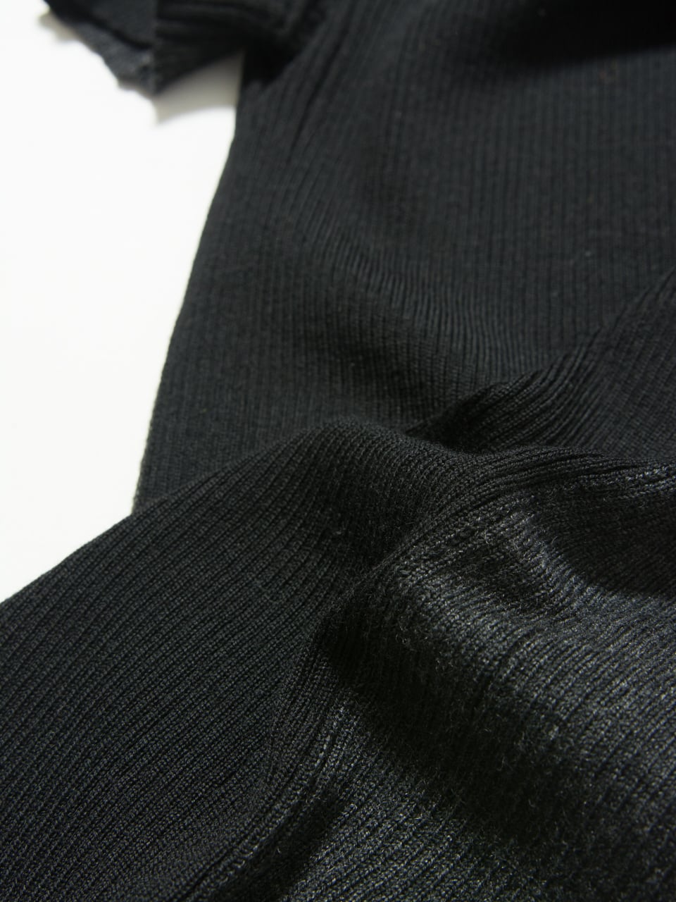 【Dirk Bikkembergs】 Made in Italy  by color rib knit（ダークビッケンバーグ イタリア製バイカラー半袖リブニット）1a