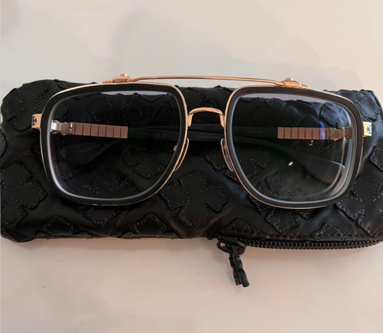 CHROME HEARTS クロムハーツ ダイヤ入り サングラス メガネ メガネ