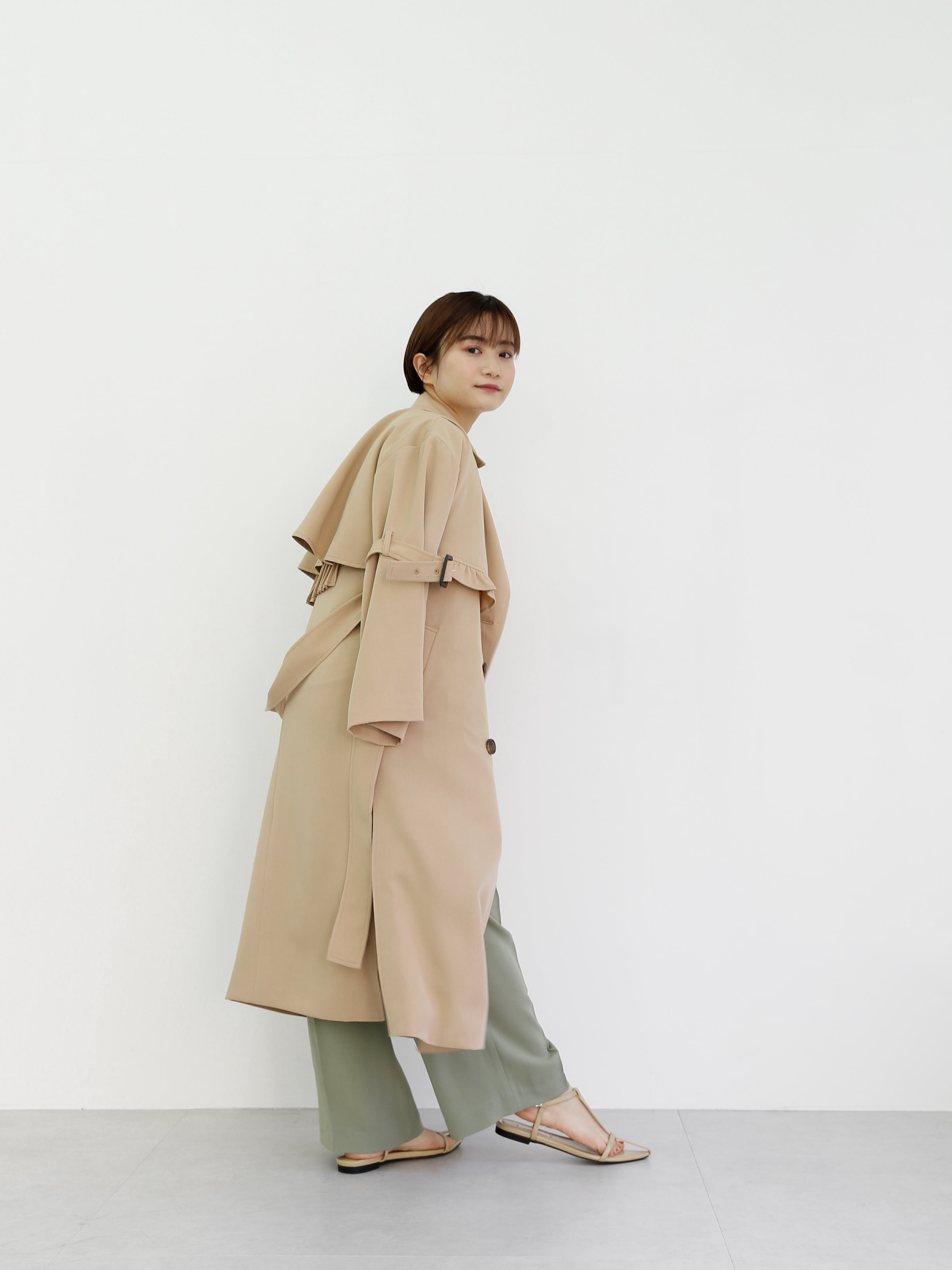 katrin 2way asymmetry design trench 新品