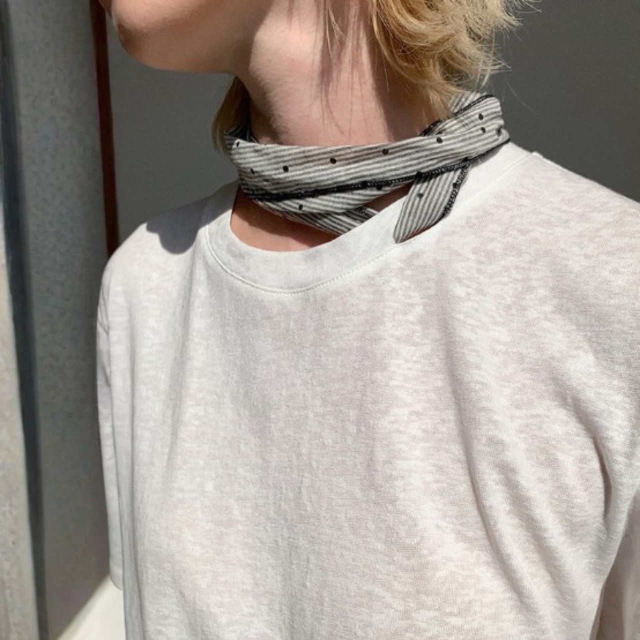 Petit Dot Scarf Tee F0583