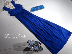 ★7号(S)☆カシュクールドレープが美しいロングドレス(OPN5099)