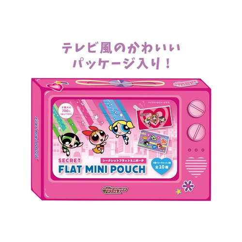 【ロット販売】【10入】パワーパフガールズシークレットフラットミニポーチ（TD）(5256181)