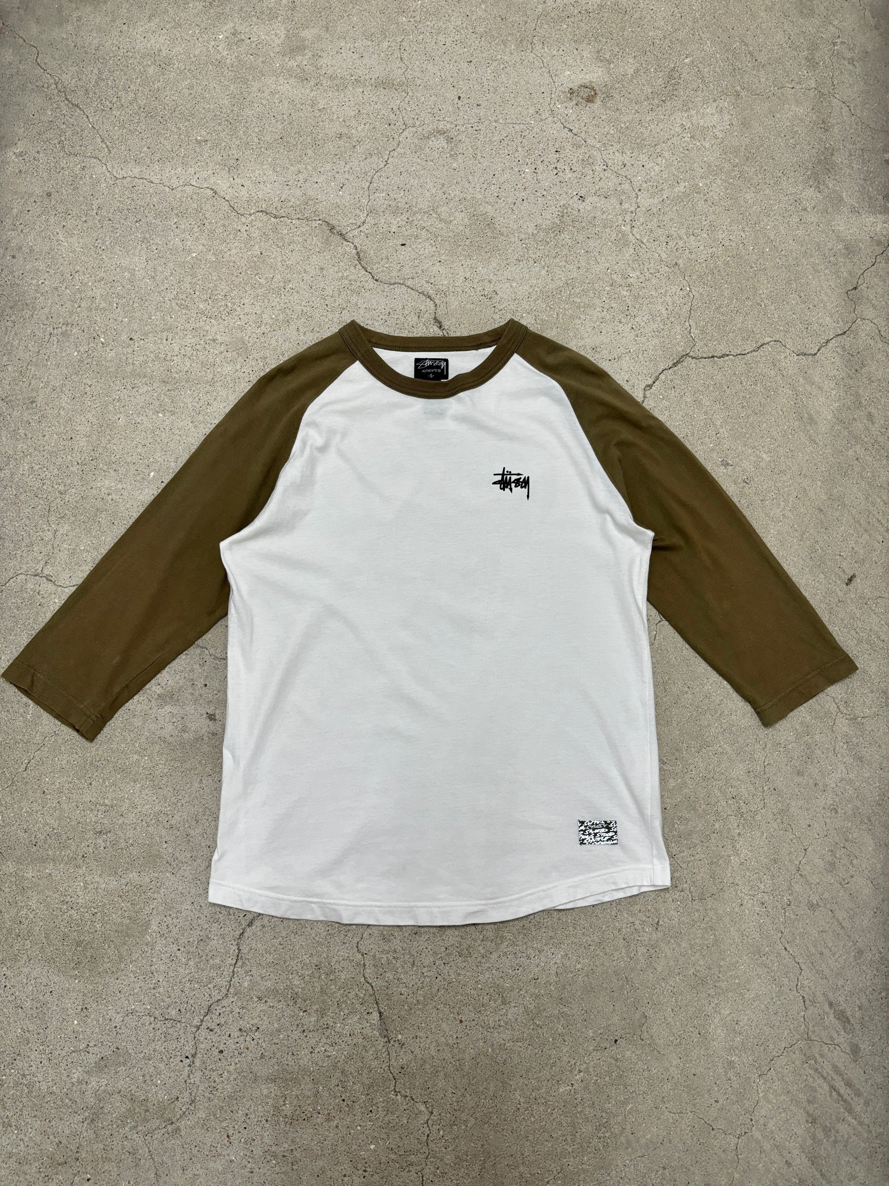 STUSSY × FUTURA/Skull print Raglan Tee/S/スカルプリントラグランT/7