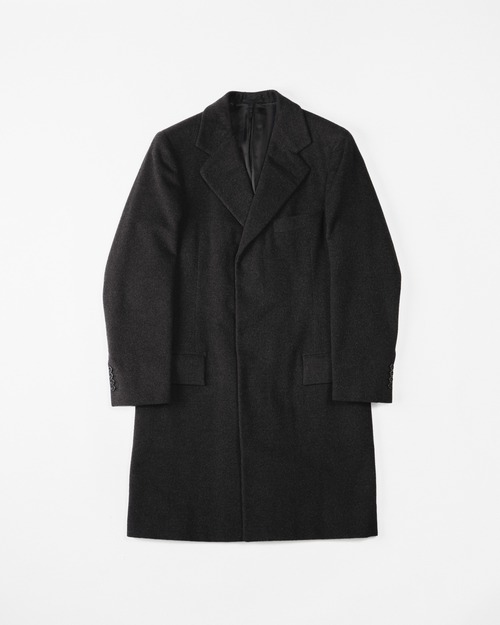 [Early 90's] "HOLLYVEST & WHITES by BELVEST" Pure Cashmere Chesterfield Coat (Made in Italy)