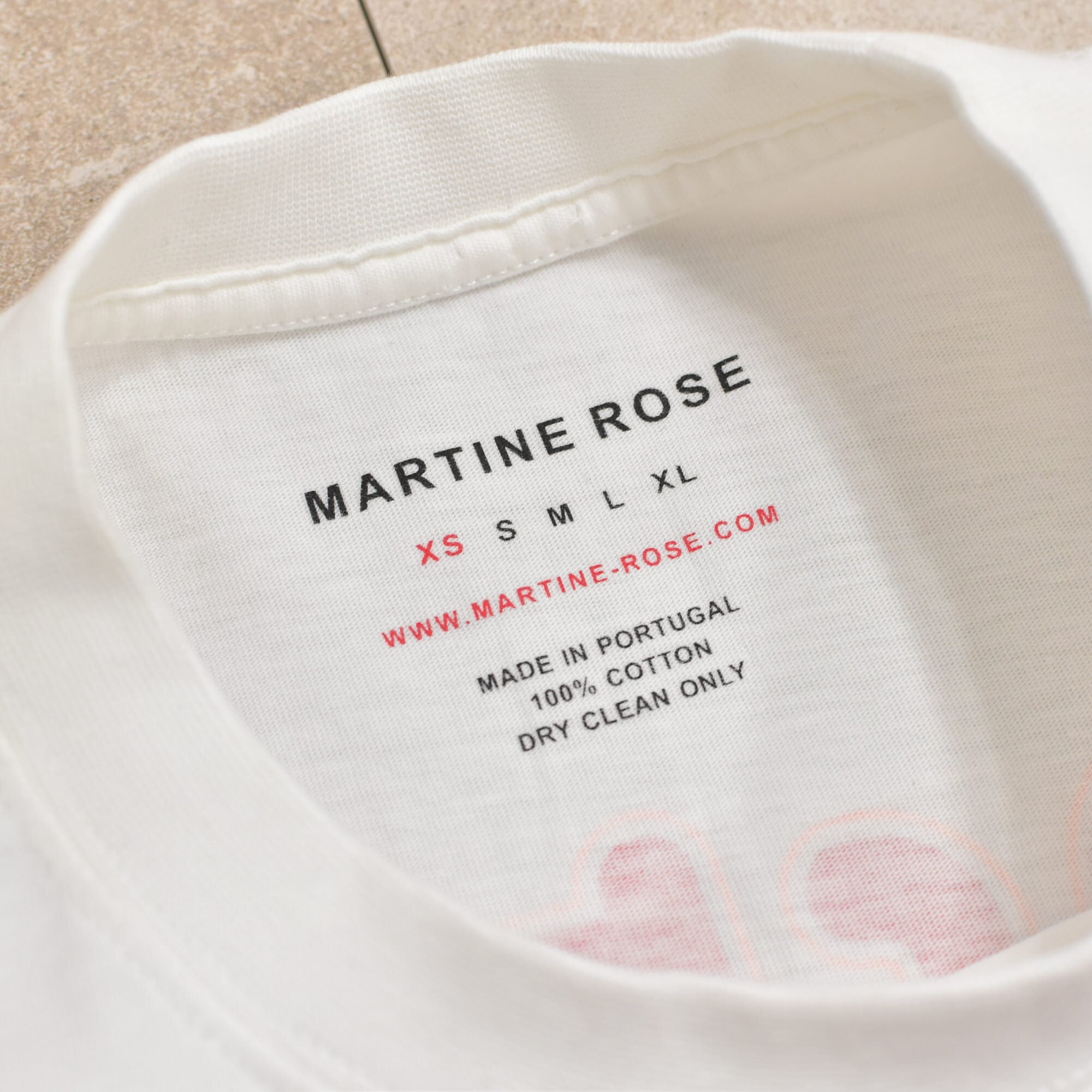MARTINE ROSE print T-shirt | 古着屋 grin days memory 【公式】古着