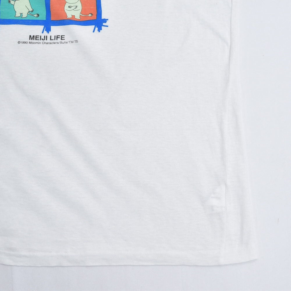 90s Moomin ムーミン キャラクターデザイン アニメ Tシャツ 明治生命